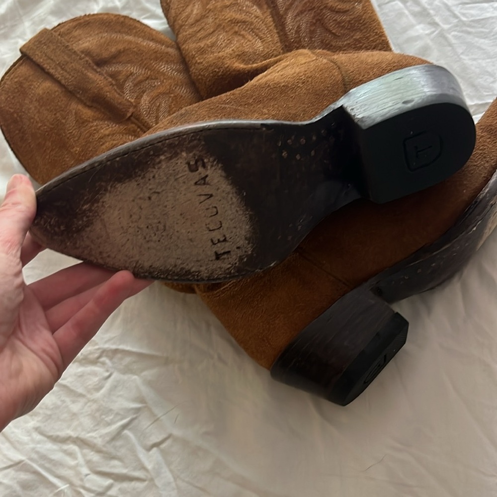 Tecovas Brown Heeled Boots - Picture 3 of 14